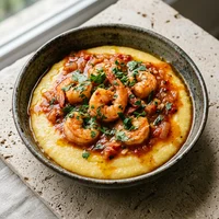 Polenta with Shrimp, Il Pescatore