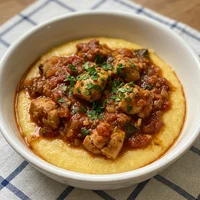 Polenta con pollo, Bodegón Garibaldi