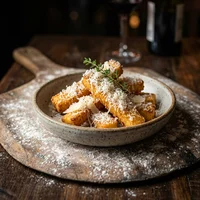 Sgagliozze con ricotta forte, Grano Arso Panzerotteria