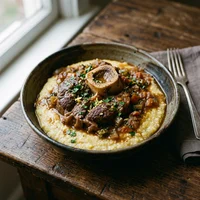 Polenta con Ossobuco, Enoteca Rosso Ventidue
