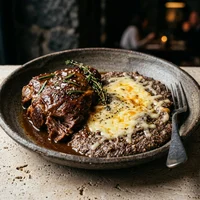 Polenta Taragna con Agnello, Cucina Aurora