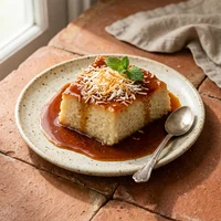 Vanillepudding mit Karamell, Café-Konditorei Oma Hilde