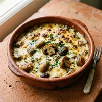 Queso Fundido con Hongos, Casa Oaxaca