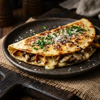 Mushroom Quesadilla, Verde Taquería