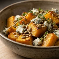 Salade de courge et bleu, Le Potager de Clémence