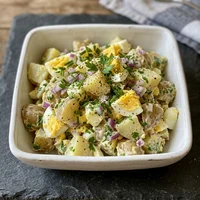 Kartoffelsalat mit Gurke, Käpt'n Jens Hafenimbiss