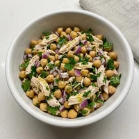 Salade de pois chiches au citron, Olive & Pois Chiche