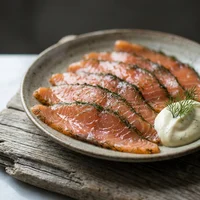 Ofenlachs mit Dill-Kartoffeln, Fjordküche