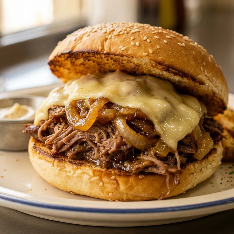 Panino brisket e cipolla al burro, Brace & Pane