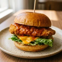 Griddled Chicken Roll, Frankie's Dog Cart