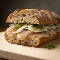 Sandwich truite fumée, La Saucisserie Romande