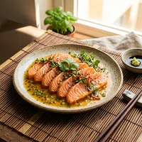 Sashimi salmone e maracuja (6 fette), Yume Fusion Sushi