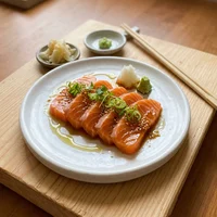 Sashimi salmone al ponzu (6 fette), Kumo Ramen & Sushi