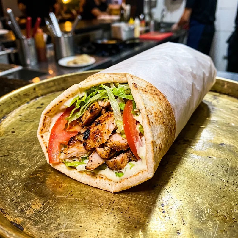 Schawarma Hähnchen, Bayt Shami