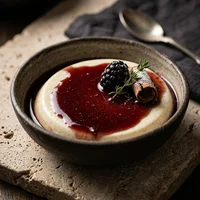 Topfen-Panna-Cotta, Pizzeria Alpenglühen