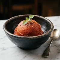 Tomato & Black Pepper Sorbet, Atelier Glacé