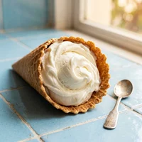 Cucurucho de fior di latte, Gelatería Bella Nieve