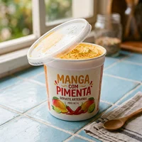 Medio litro de mango con chile, Paletería Sol de Mayo
