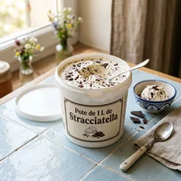 Litro de stracciatella, Gelatería Bella Nieve