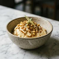 Copa de maíz tostado y miso, Taller Glaciar