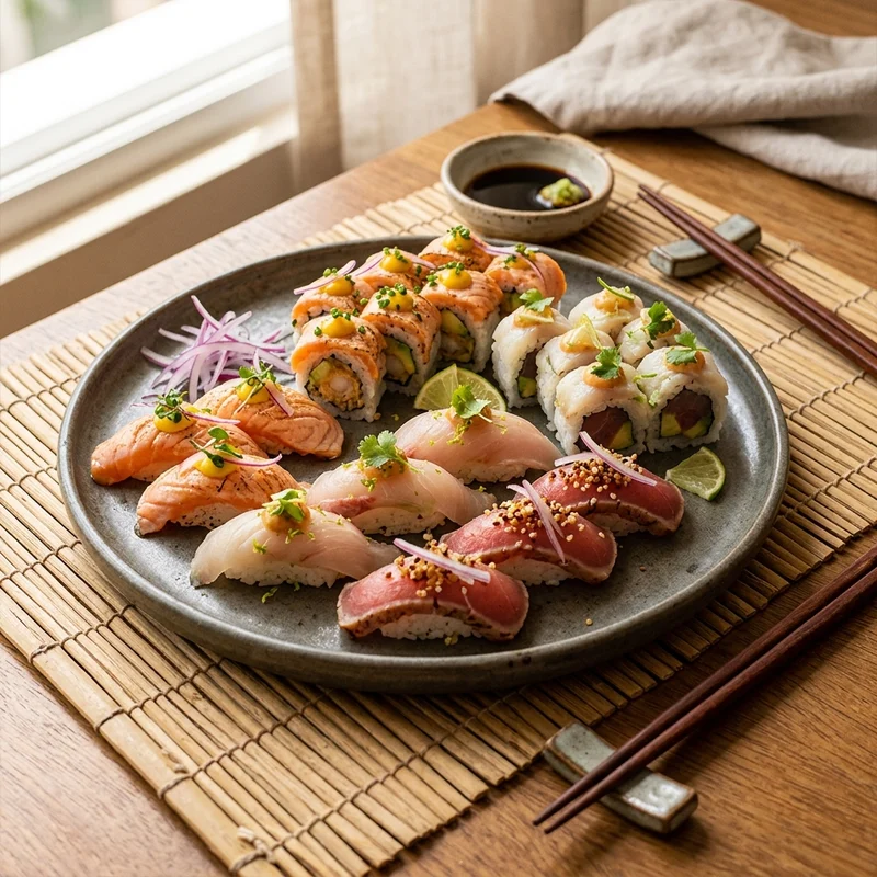 Tabla huerta 22 piezas, Shiro Cocina Japonesa Vegetal