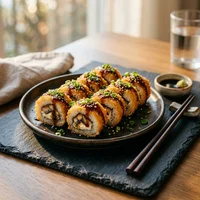 Deep-Fried Eel Roll (8 pcs), Umami Roll House