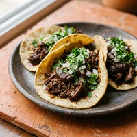 Smoked Brisket Tacos, Smoke Ring Taqueria
