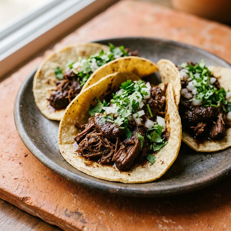 Smoked Brisket Tacos, Smoke Ring Taqueria