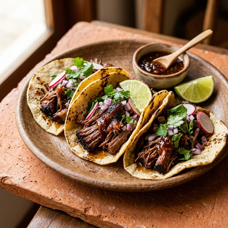 Tacos de birria (3), Nixtamal