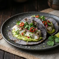 Tacos de Pescado Estilo Baja (3 pz), Pescadería Baja
