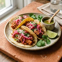 Tacos al Pastor (3 pz), Taquería El Güero