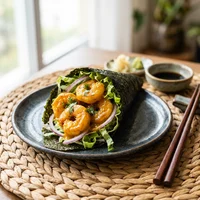 Tempura Shrimp Hand Roll, Umami Roll House