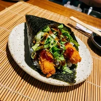 Temaki de camarão panado, Kumo Temakeria