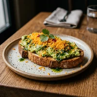 Avocado toast allo shichimi, Kombu