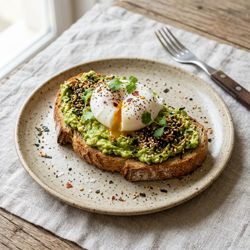 Avocado toast au dukkah, Graine de Lin