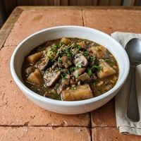 Vaca atolada de hongos, Cantinho Mineiro