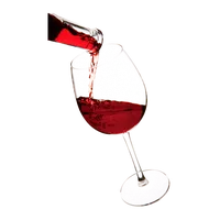 Vino tinto joven, copa, Leña y Harina