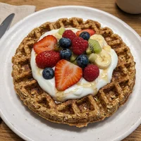Waffle d'avena, Frutteto Sorbetteria