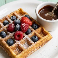 Waffle belga, Uovo & Burro