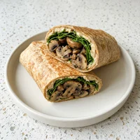 Wrap di funghi e rucola, Verde Brunch