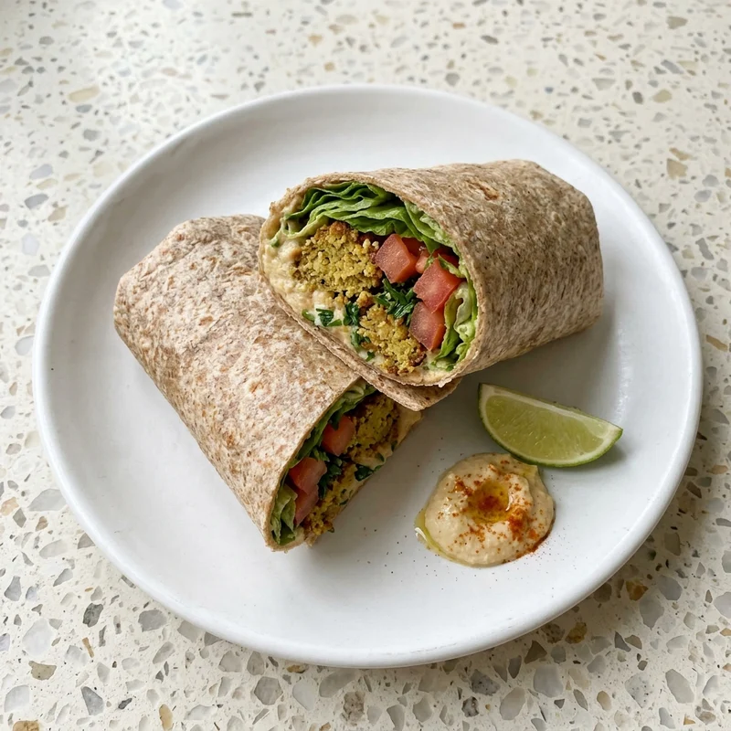 Wrap de falafel clássico, Grão de Ouro